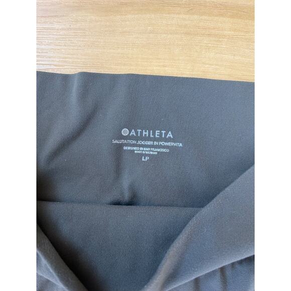 Athleta Salutation Jogger In Powervita, Gray, Women’s Size Petite Large - Picture 3 of 6